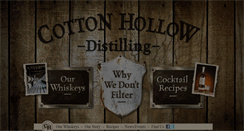 Desktop Screenshot of cottonhollowwhiskey.com